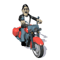 greaser riding motorcycle md wht