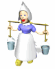 dutch girl with buckets md wht