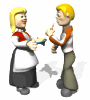 norwegian couple with lefse md wht