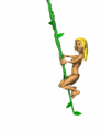 jungle girl vine swinging md wht