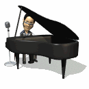lounge singer playing piano md wht
