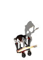 rockstar throwing guitar on fire md wht