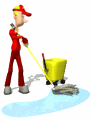 boy mopping bucket water floor md wht