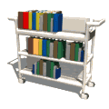 pullcart library book open md wht