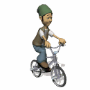 guy riding bmx bike md wht