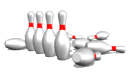 bowling pins four standing md wht