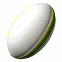 rugby ball rotating md wht