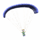 paraglider maneuvering md wht