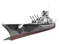 bismarck battleship float md wht
