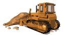 bulldozer plowing dirt md wht
