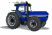 farm tractor blue md wht