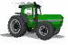 farm tractor green md wht